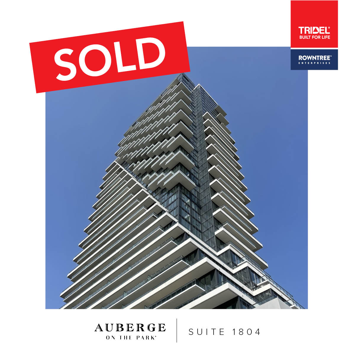 tridel's tweet photo. Suite 1804 is SOLD! 🎉 Another suite at this community has found its proud homeowner, as the distinct charm of Auberge on the Park continues to impress.

There are only a few northeast facing, 3 bedroom suites similar to 1804 remaining.

Book your tour at https://t.co/HKvOj6nRw9. https://t.co/Br82sH4SBd