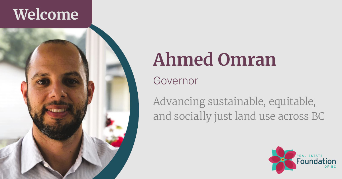 REFBC's tweet photo. We're thrilled that Ahmed Omran is joining the #REFBC Board of Governors!

Ahmed works for @SUCCESSCanada, and the @BCNPHA appointed him to our board.

Welcome, Ahmed! https://t.co/KlTXm90Nw5 https://t.co/A4zqmplEQF