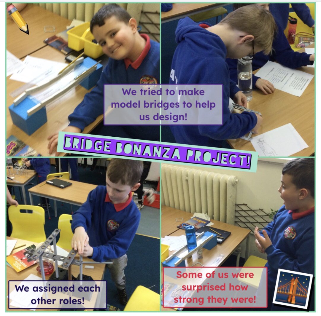 #DosbarthEira have started their Bridge Bonanza Project! We assigned each other roles, were given a budget & started to design potential bridges we could make! Lots of numeracy skills, oracy, problem-solving, teamwork & engineering! @Phip_Primary #phipstem 🌉✏️😁