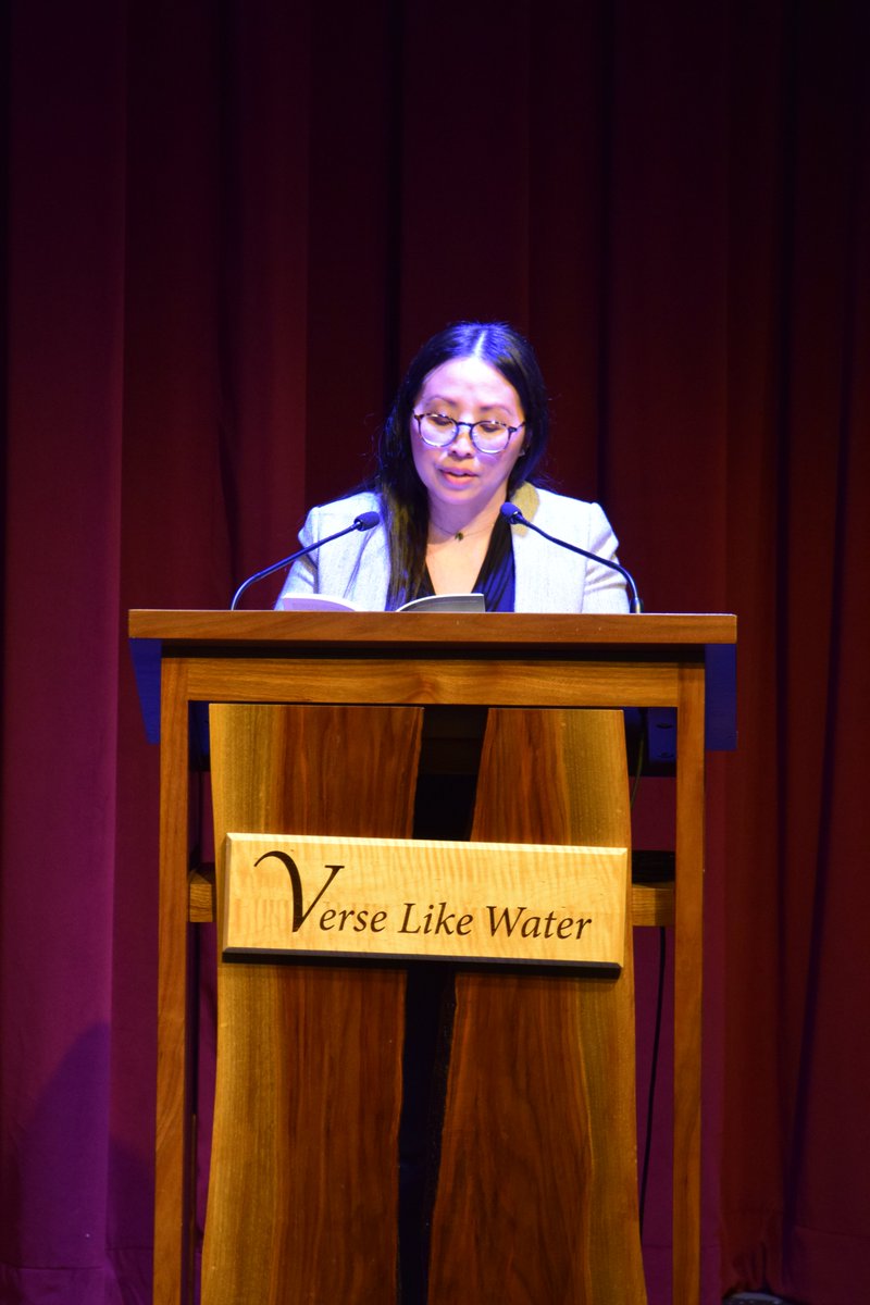 Thanks to poet Mai Der Vang for a great reading at yesterday's Verse Like Water event! #poetry #poet