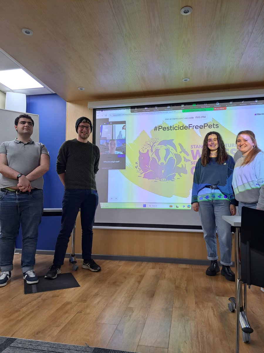AlexG197's tweet photo. As part of #NationalWalkYourDogDay our Stand for Nature forum met to discuss the potential for #PesticideFreePets

We talked about pet flea treatments, and the harm they could cause to our wildlife

Learn more about the issue here: https://t.co/sD2z0MNhjK https://t.co/n9NNWukrgj