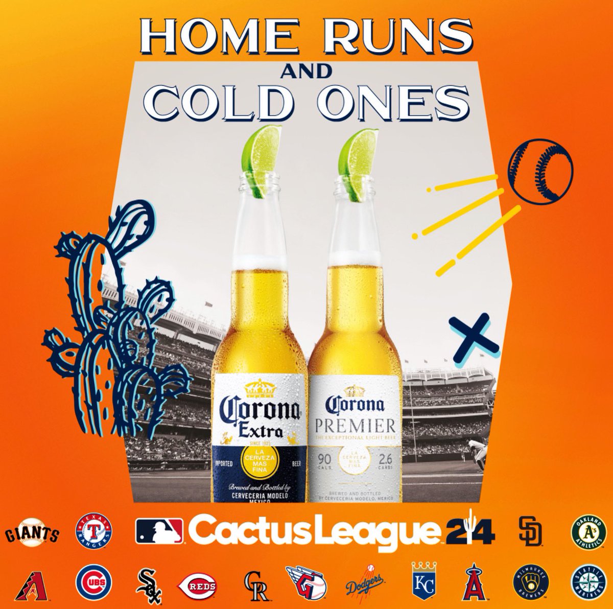 Cactus League starts TODAY! 🌵🍺⚾️

Buy your tickets now!

cactusleague.com