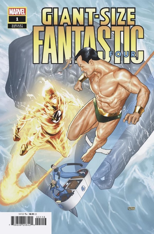 BuzzComics's tweet photo. Preview de Giant-Size Fantastic Four #1 par @FabianNicieza, Creees Lee et Arif Prianto chez @Marvel #MarvelComics #GiantSize #FantasticFour https://t.co/X8E4xwxGc1 https://t.co/GqIGfwcsrU