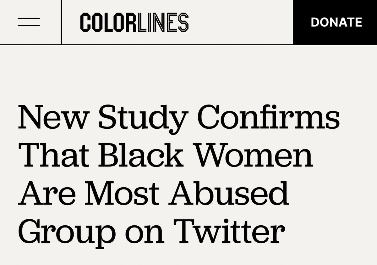 Did you know that black women are 84% more likely to receive abusive tweets than white women?