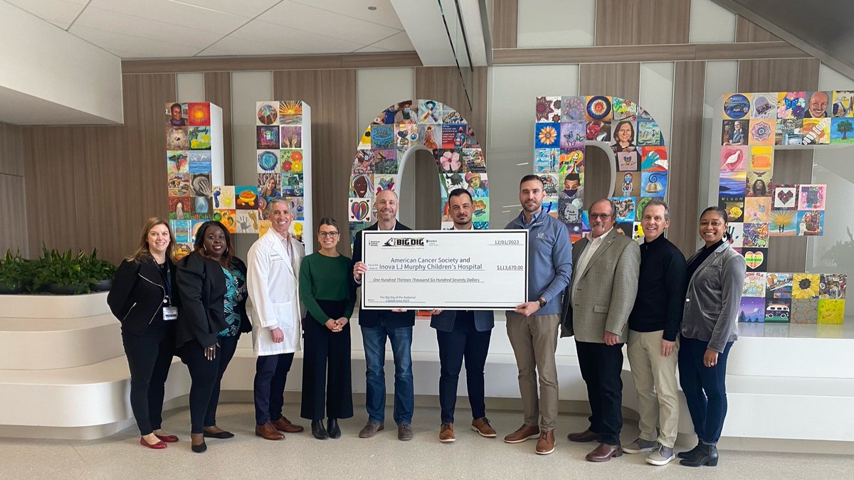 merrittcomps's tweet image. 🎉👏 A huge congratulations to Kelly Wells, Eric Dunn, and Shaelyn Mullaney in our Virginia office, as well as the entire Big Dig Committee for fundraising over $113,000 for @AmericanCancer and @InovaHealth&apos;s Pediatric Oncology Department.