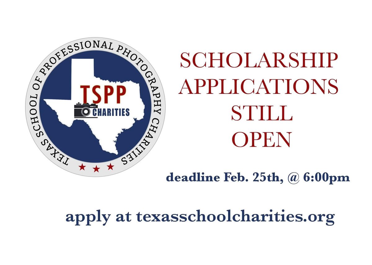 Apply for a 2024 Texas School Scholarship.  Application Deadline is Feb. 25 at 6pm Central.  See application for details.  form.jotform.com/240224168827154