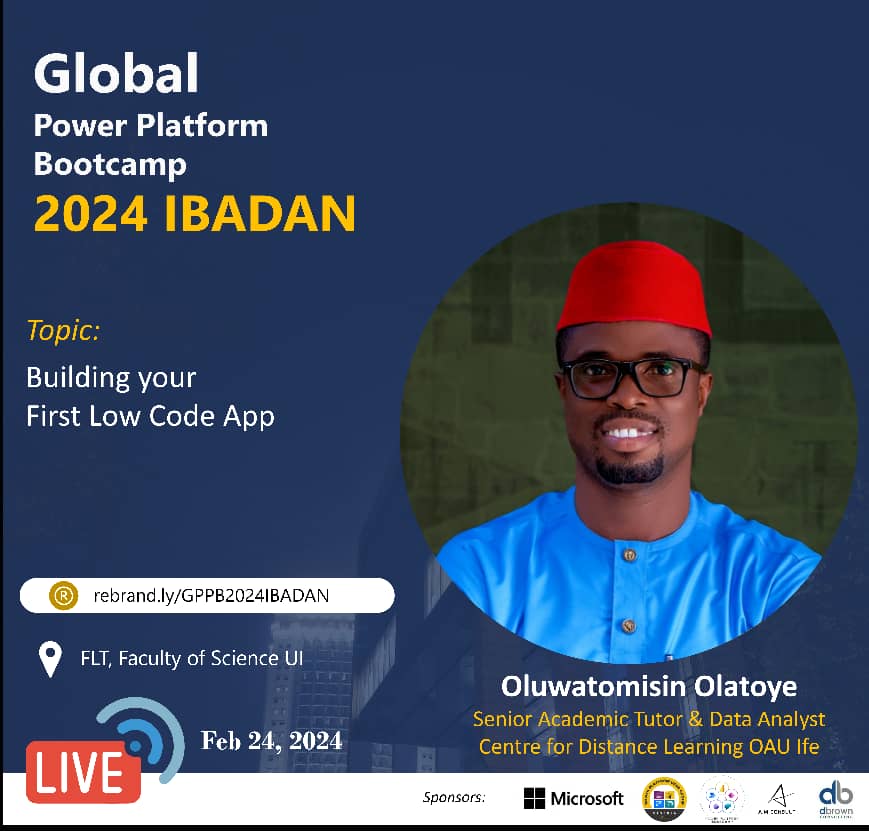 No coding experience? No problem! Learn the basics of low-code app development with @tomisin_olatoye at the #GPPBootcamp Ibadan. Register now and unlock your app-building potential! Register here: rebrand.ly/GPPB2024IBADAN #GPPB2024IBADAN