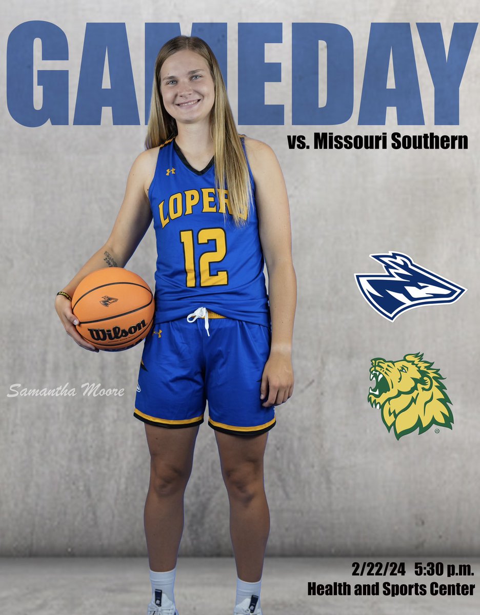 𝙂𝘼𝙈𝙀𝘿𝘼𝙔 

🆚 Missouri Southern
🕠 5:30
📍HSC
💻themiaanetwork.com
📻 The River 93.1/106.9 KRVN FM

#lopesup | #attacktheday