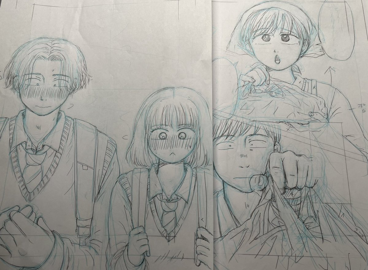 下絵つっこんどく箱に「青春は変態」とかの下絵があったので、これを数枚持っていこうかと… 