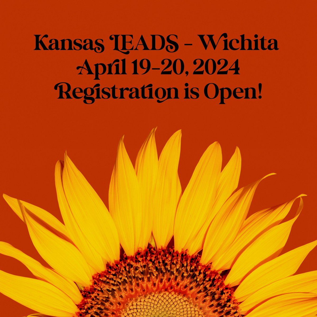 Registration is NOW OPEN!  

We are so excited to have you join us for this FREE professional development experience!

kansasleads.mystrikingly.com/#registration-…

#KansasLEADS #ksedchat