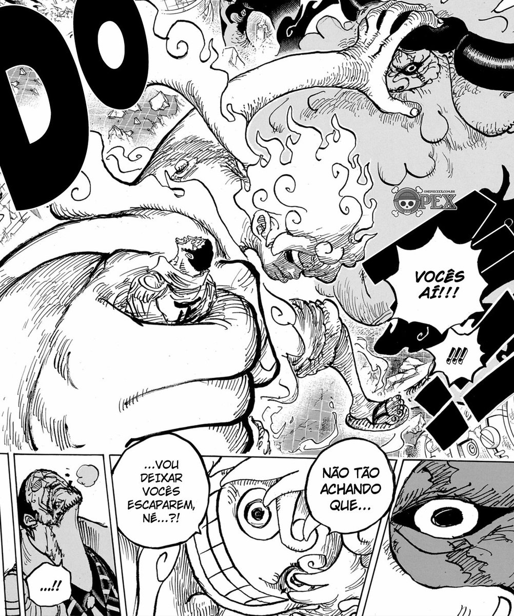 bossasuke's tweet photo. LUFFY SEGURANDO O KIZARU E  SATURN, ISSO É O NÍVEL YONKOU!
#ONEPIECE1108 https://t.co/JC6u5Q8lRN