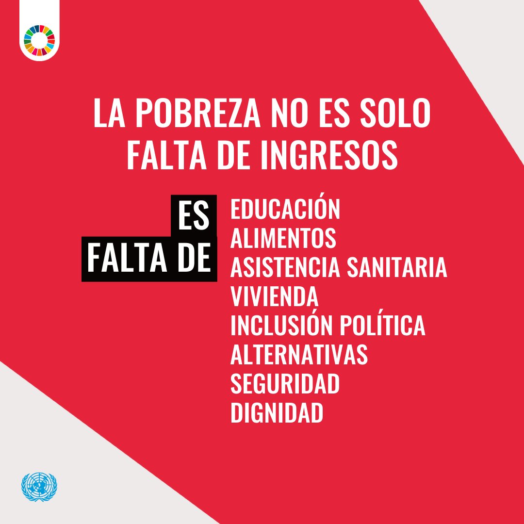 La pobreza roba la dignidad y nos priva de uno de los deseos más básicos: una vida mejor para nuestros hijos.

Los #ObjetivosMundiales son la clave para erradicar la pobreza: un.org/sustainabledev…