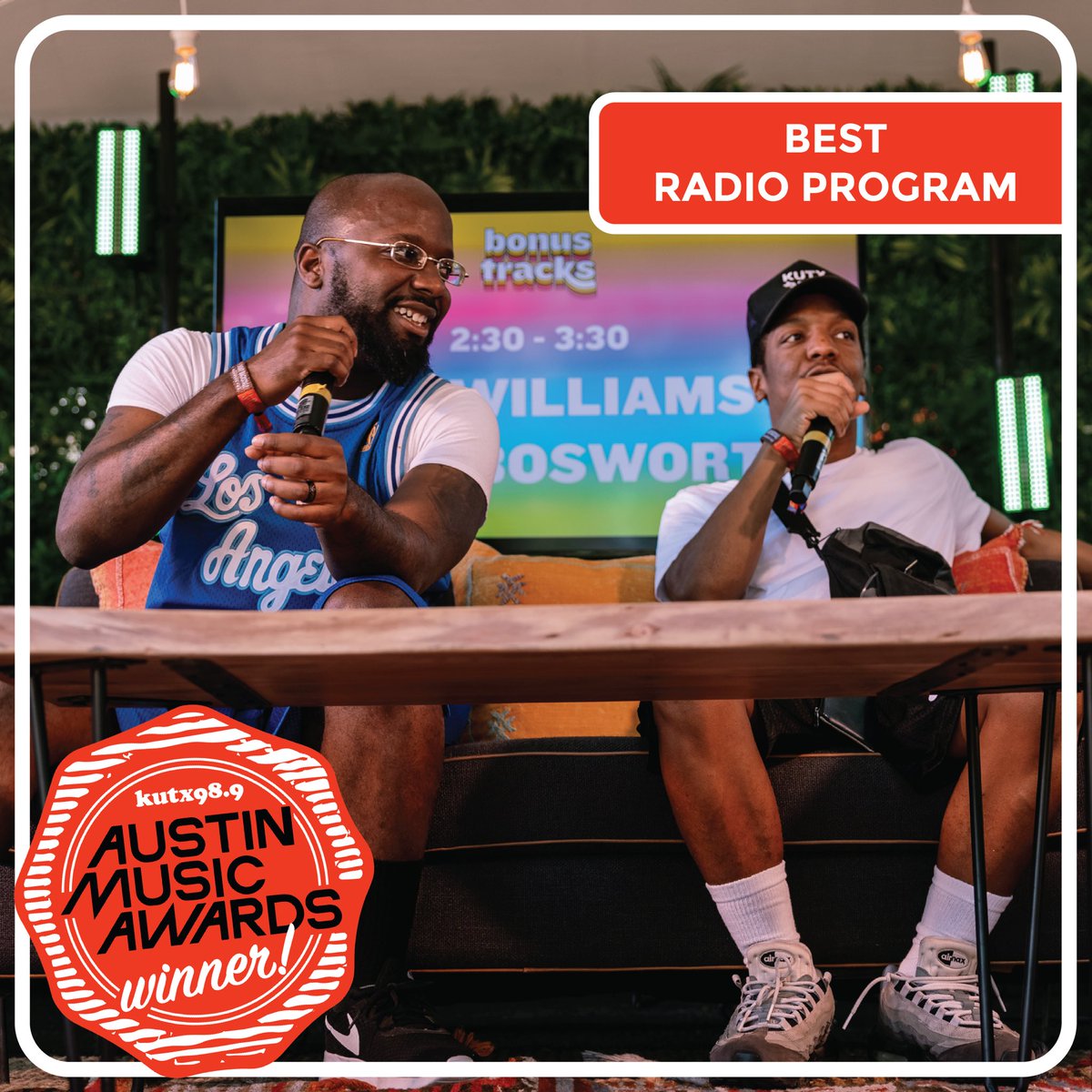 We are now award winning radio show, The Breaks