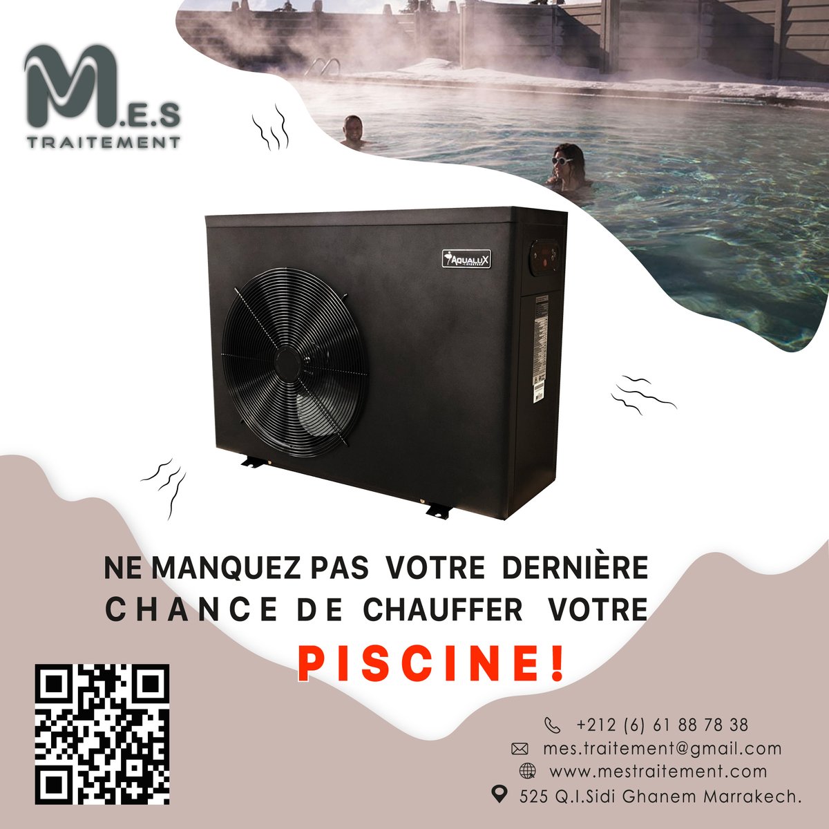MESTraitement's tweet image. Ne manquez pas votre dernière chance de chauffer votre piscine! 🌞 #PiscineChauffée #DétenteAuChaud"