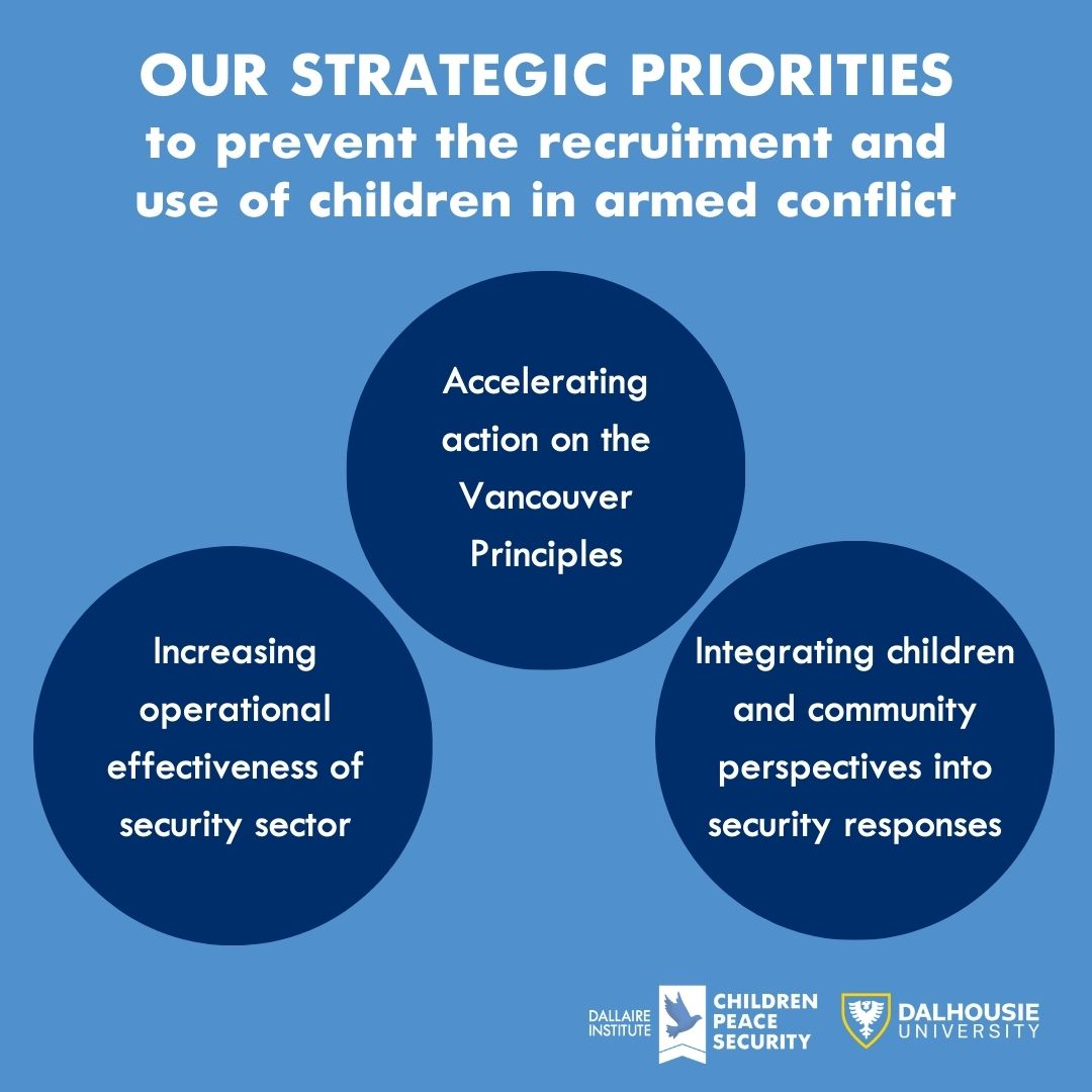 Get to know the Dallaire Institute for Children, Peace and Security, and how we prevent the recruitment and use of children in armed violence. #children #peace #security #childsoldiers #VancouverPrinciples #childrenpeacesecurity @romeodallaire