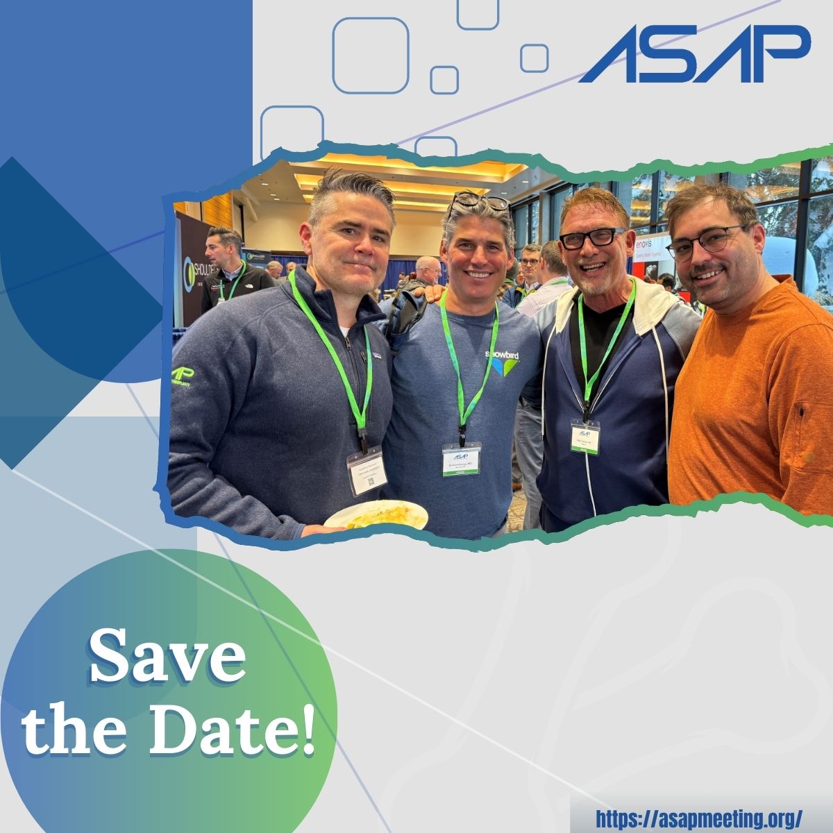 ASAP Meeting is proud to announce tentative dates for the 2026 Meeting: January 22-24, 2026! Look for more information towards the end of the year!

#ASAPMeeting #ShoulderArthroPlasty #InnovationUnleashed #CuttingEdgeMedicine #ExpertCollaboration