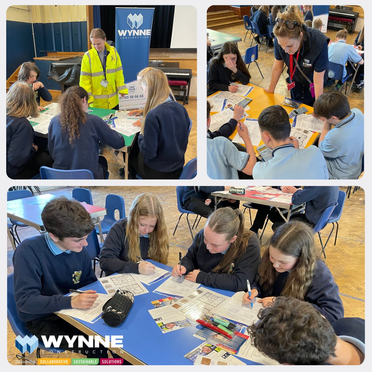 Q: For bulk purchases on flooring lines there’s discounts available, can you work out how much the saving is? A: Yes or course, because the students are not only brilliant but they also attended the Wynne Construction ‘Maths in the Workplace’ session on 21st February 2024!