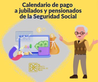 📍 Inicia hoy el pago a jubilados y pensionados de la seguridad social.
Los beneficiarios de 💳 pueden comprobar el importe depositado, el primer día de pago y con mayor comodidad, a través de 📱💻☎️🏧 .
👇
bc.gob.cu/noticia/calend…