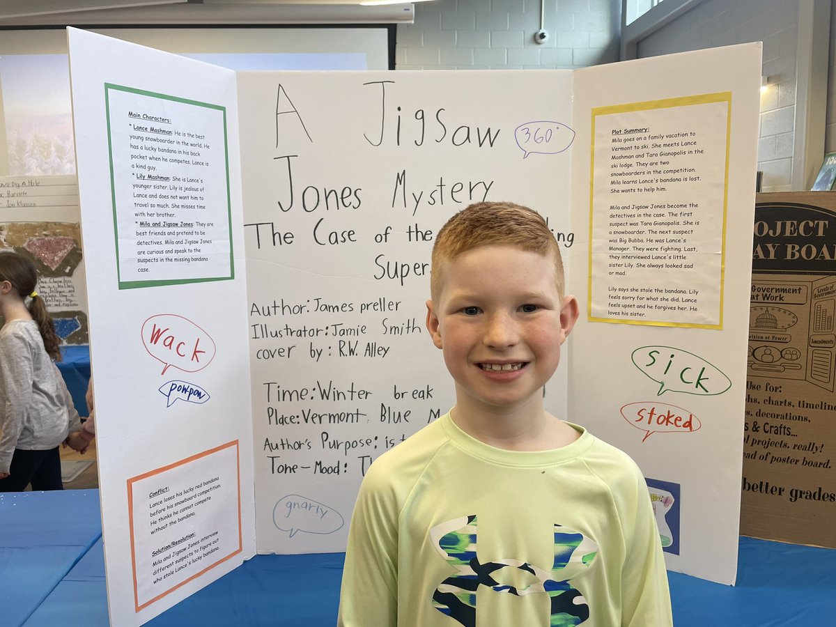 MrsBauerOP's tweet image. Reading Fair projects📚@OPSchoolsNJ