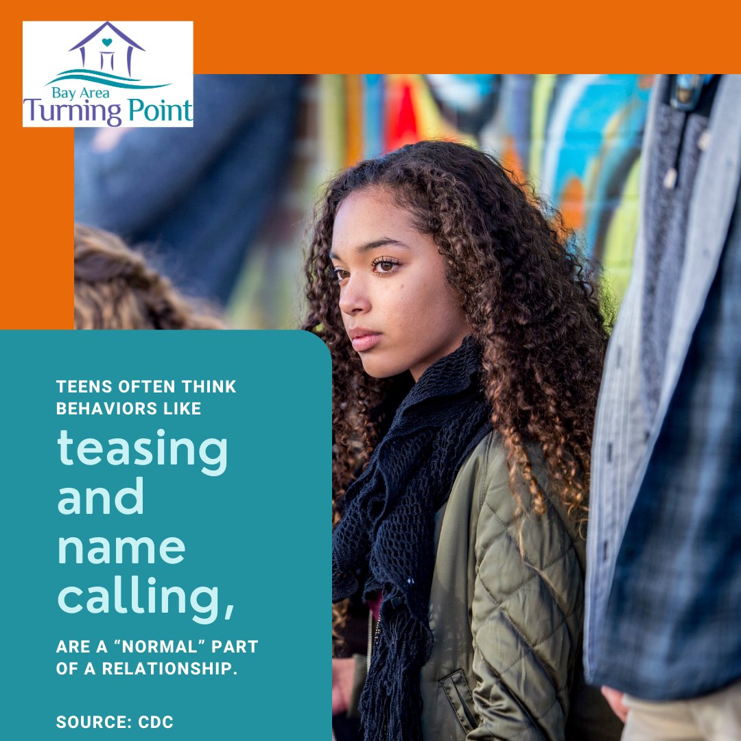 Help teens redefine what 'normal' means in teen relationships, to foster awareness that behaviors like teasing and name-calling are not acceptable.

#TeenDVAM #HealthyRelationships #BATPTX