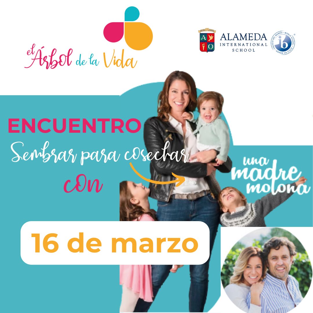 Alameda International School (@colegio_alameda) on Twitter photo ¿Quieres unirte el 16 marzo en <a href="/colegio_alameda/">Alameda International School</a> junto #Unamadremolona <a href="/Icumas/">Una madre molona</a>
para hablar sobre educación y la importancia del momento de búsqueda de colegio para tus hijos?
Consigue tu pase directo en el siguiente enlace➡️
…amedasembrarparacosechar.grwebsite.es ¿Quieres unirte el 16 marzo en <a href="/colegio_alameda/">Alameda International School</a> junto #Unamadremolona <a href="/Icumas/">Una madre molona</a>
para hablar sobre educación y la importancia del momento de búsqueda de colegio para tus hijos?
Consigue tu pase directo en el siguiente enlace➡️
…amedasembrarparacosechar.grwebsite.es