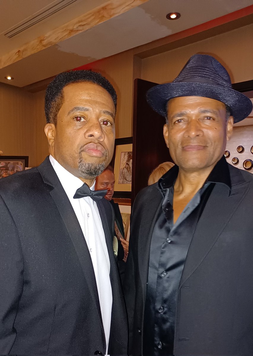 Y'all go check out Outlaw Posse 3/1/24 starring &amp; directed by <a href="/MarioVanPeebles/">mariovanpeebles</a>. Just premiered at #PanAfrican #Film #Festival. <a href="/PAFFNOW/">Pan African Film & Arts Festival</a>

#Throwback William Andre Buchanan aka Dre Buchanan &amp; Mario Van Peebles 

#ThrowbackThursday #paff #thursdayvibes #nationwide #win #Filmmaking