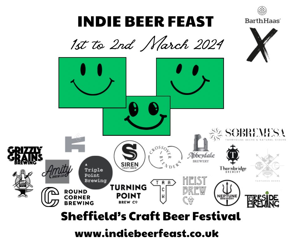 😍 It’s starting to look a lot like…. INDIE BEER FEAST 📣 There’s a tiny amount of Sat 2nd March evening tickets left, then it’ll be completely sold out! Leaving you just Fri 1st March (both sessions). So NOW really is the time to decide. 🎟️🎟️ instagram.com/p/C3p8gbZtDBJ/ ⬇️