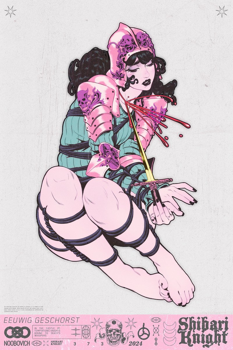noobovich_art's tweet photo. Shibari Knight https://t.co/uw90JPt6JA