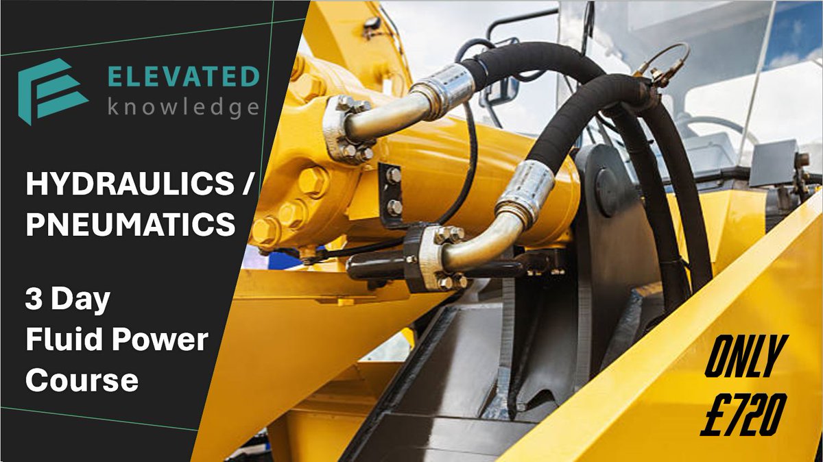 New dates now added for our Fluid Power 3 day course. Course commences on the 25th March 2024.
See more about what the course covers at hubs.li/Q02lYmYz0
Don't delay, book now to reserve your place.