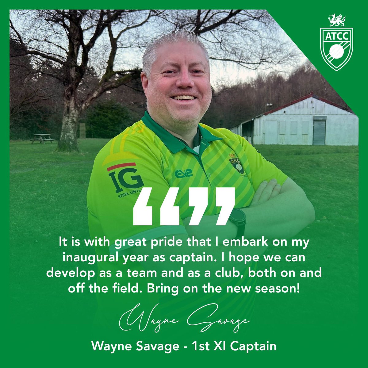 🚨 NEW CAPTAIN for 2024 🚨 It’s with great pleasure we announce that Wayne Savage will captain our 1st XI this coming summer. Go well mate! 🏏