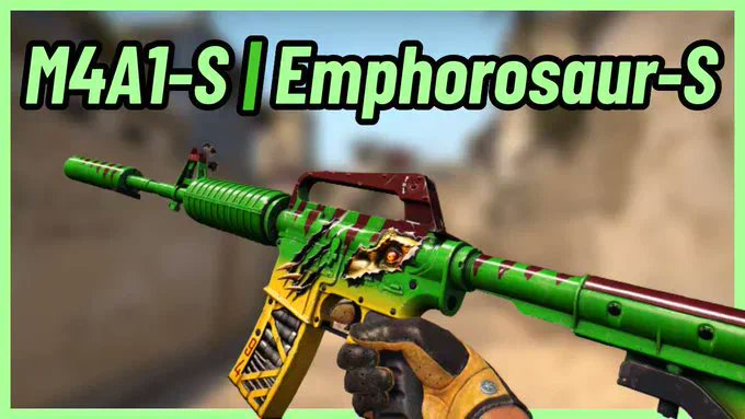 rilvenCS's tweet image. 🚨CSGO GIVEAWAY🚨

🎉M4A1-S | Emphorosaur-S (5$)🎉

👉TO ENTER :

💎Follow me
🍀Retweet + Like
🎯LIKE + SUB
youtu.be/NKWzeB8iLmU - (reply with a screenshot)

⏰Giveaway ends in 24 hour!

#csgogiveaways #csgoskins #csgofreeskins #csgoskins #csgoskinsgiveaway
