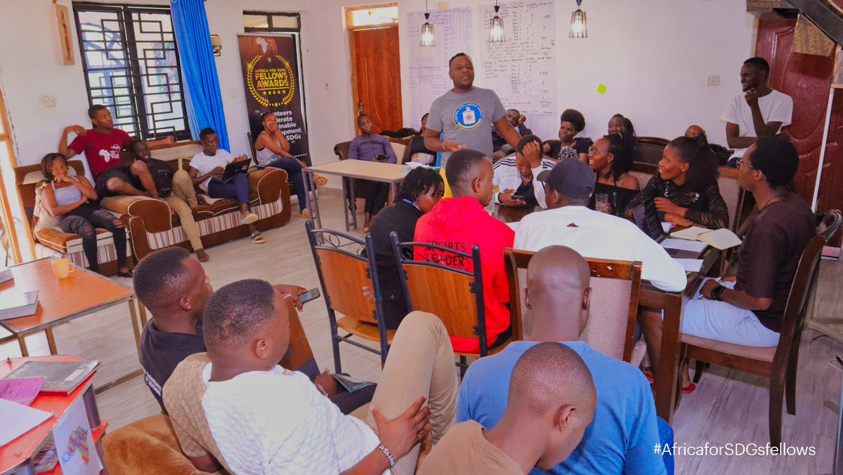 AfricaforSDGs's tweet photo. Inspired at Day 4 of #SDG16FellowsCamp! Cohort 11 now equipped to champion Good Governance &amp; Social Justice. Let's amplify the impact! Strengthen institutions, uphold fairness, and ignite change.
📷📷 Follow us to join the movement! https://t.co/2UUDjfJuIb