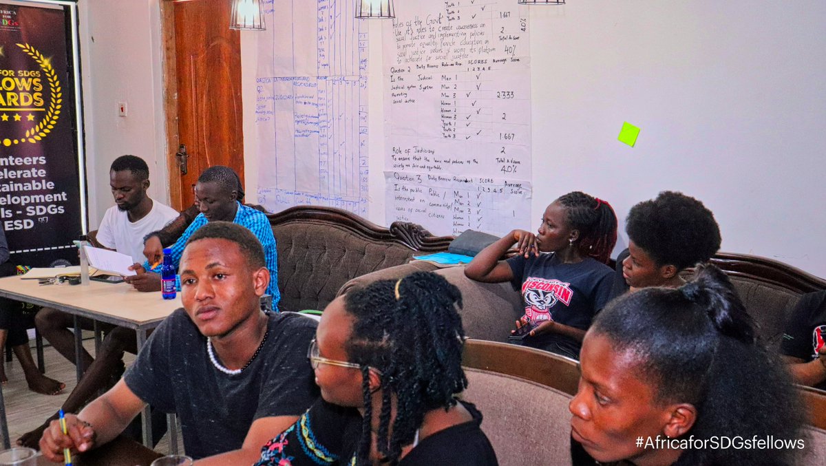 AfricaforSDGs's tweet photo. Inspired at Day 4 of #SDG16FellowsCamp! Cohort 11 now equipped to champion Good Governance &amp; Social Justice. Let's amplify the impact! Strengthen institutions, uphold fairness, and ignite change.
📷📷 Follow us to join the movement! https://t.co/2UUDjfJuIb