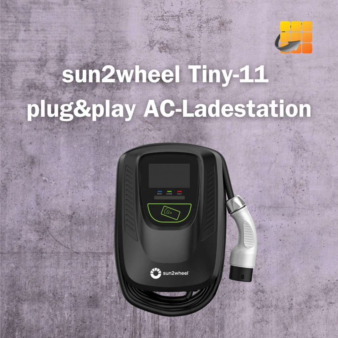 _solarmanager's tweet image. 🔌Die neue #sun2wheel Tiny-11 Wallbox  ist jetzt im #SolarManager integriert. Mit Regelgeschwindigkeit perfekt zur Optimierung des PV-Eigenverbrauchs geeignet. Die Tiny-11 wird über OCPP 1.6J angesteuert und auf Wunsch PV-optimiert, sogar mit SoC Ladestand des Fahrzeugs 🔋
