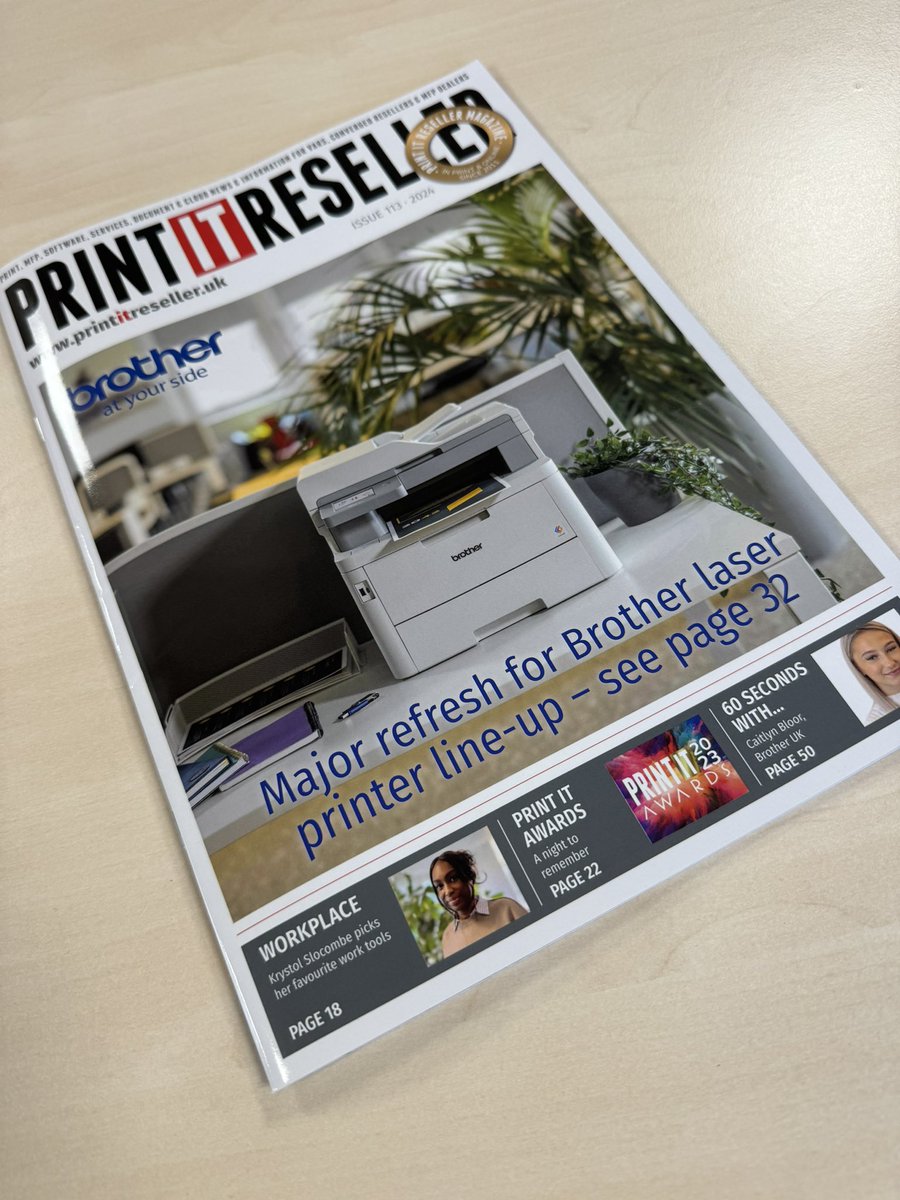 Thanks to Print IT Reseller for the front page hero this month.