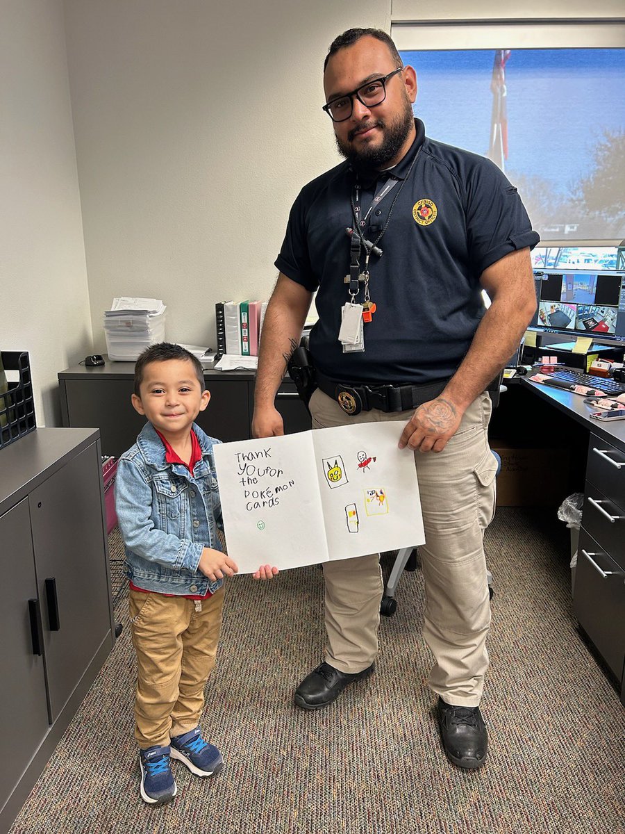Ari Murillo (@msmurillo_) on Twitter photo Stark is so lucky to have Officer Garza! He remembered how much this little one loved Pokémon cards and brought him a box from his collection yesterday! ❤️🥹 <a href="/JanieStarkES/">Janie Stark Elementary</a> Stark is so lucky to have Officer Garza! He remembered how much this little one loved Pokémon cards and brought him a box from his collection yesterday! ❤️🥹 <a href="/JanieStarkES/">Janie Stark Elementary</a>