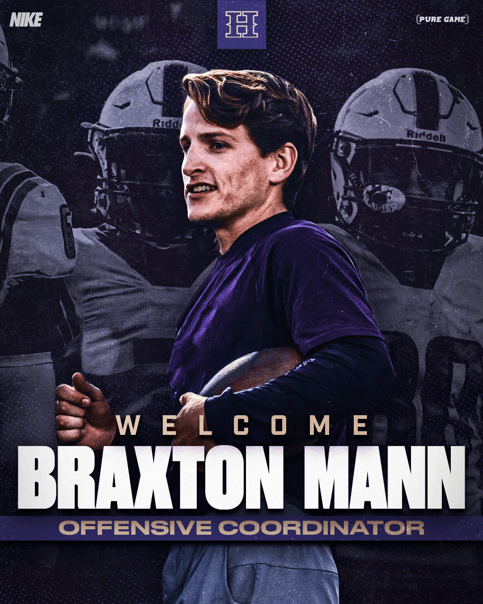 Help us welcome our new Offensive Coordinator Braxton Mann! <a href="/BraxtonMann5/">Braxton Mann</a> #TogetherWeAttack #DMGB