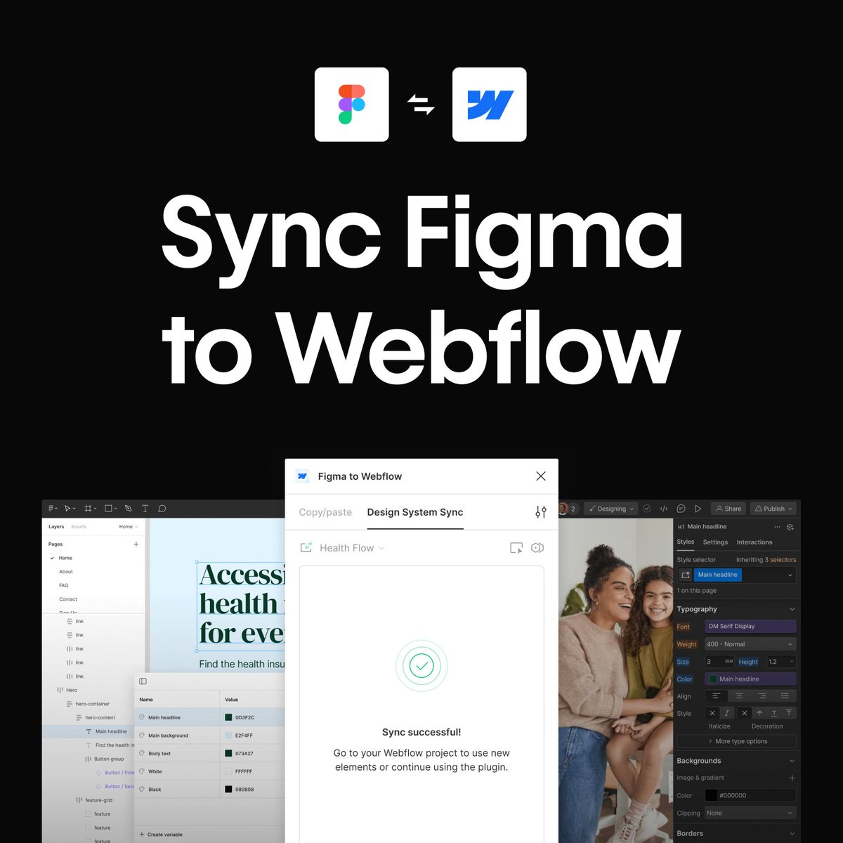Webflow tweet media