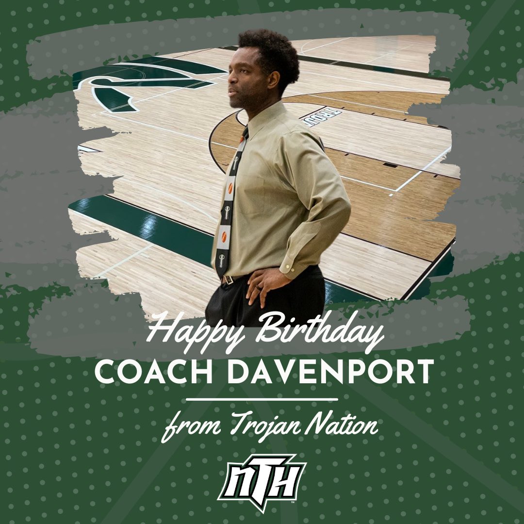 Join us in wishing Coach Davenport a Happy Birthday!