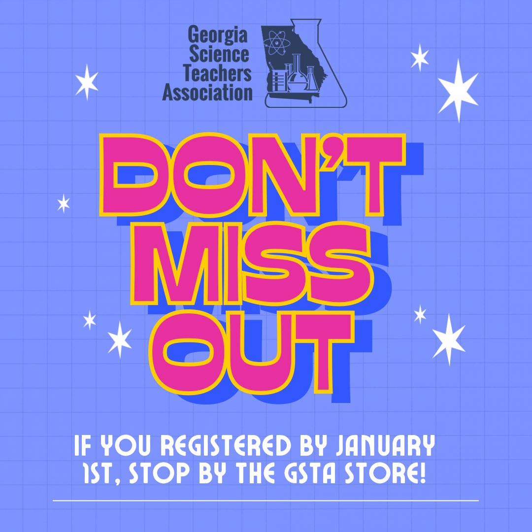 Did you register for the #GSTA2024 conference by January 1st? If so, please come by the #GSTA2024 store!! @gstanews