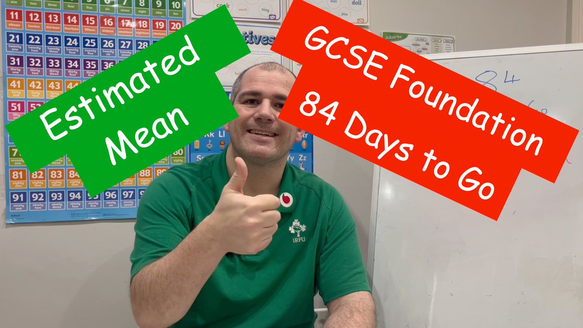 GCSE Foundation - 84 Days to Go
Estimated Mean
corbettmaths.com/2024/02/04/gcs…