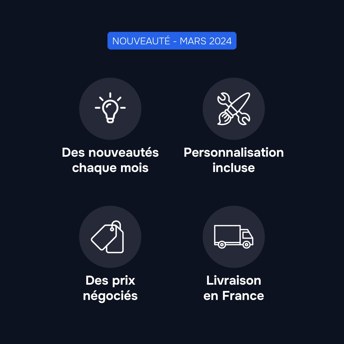 CommiumOfficiel's tweet photo. Les avantages de la boutique du commerce ? 
- De nouvelles idées d'action chaque mois
- Des prix négociés
- La personnalisation incluse dans le prix
- La livraison partout en France https://t.co/VMglvo3a3G