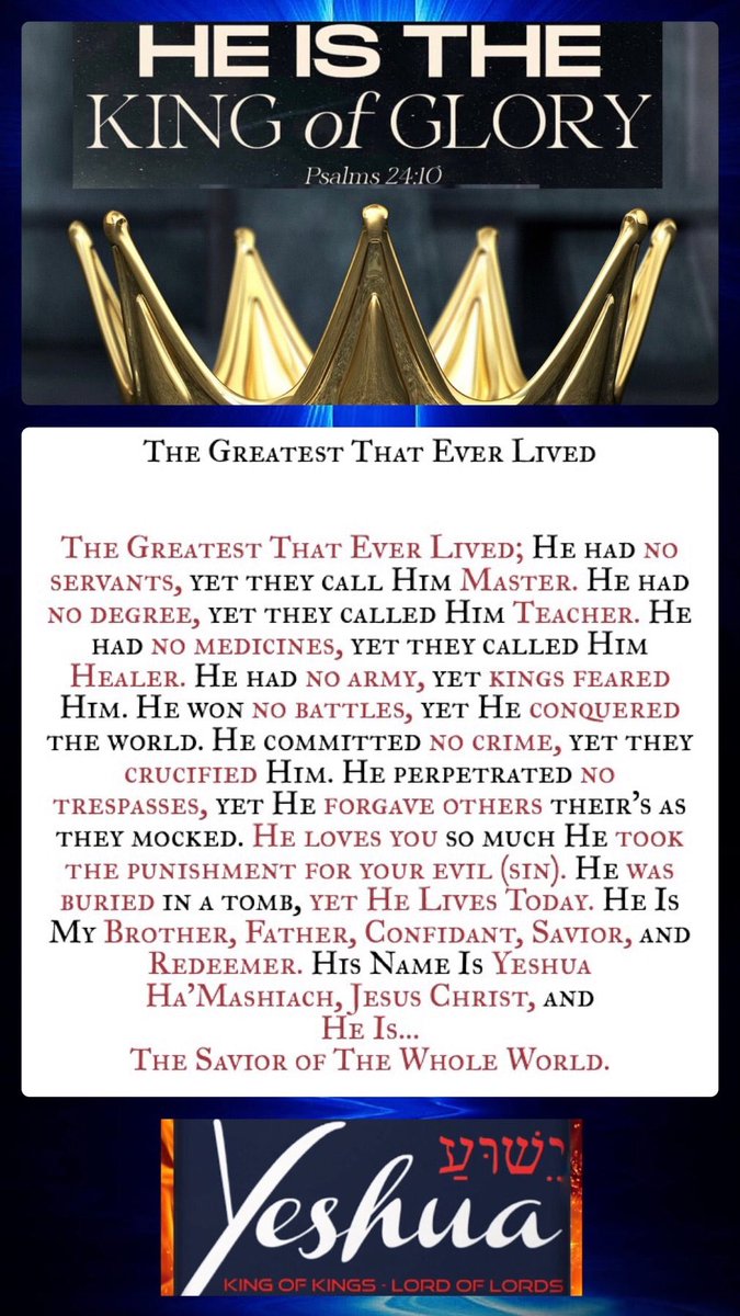 bbbthatsright's tweet image. Cheer up Brother. #Yeshua is calling…. 🔥👑💡😎⚔️ Love ya Brother. It’s wild,we are on separate continents and have never met in person, but to know that we are Brothers, in #SameArmy,inthe #SameFight.. Encouraging! To The King Be The Glory,and The King of Glory…is on His Way!