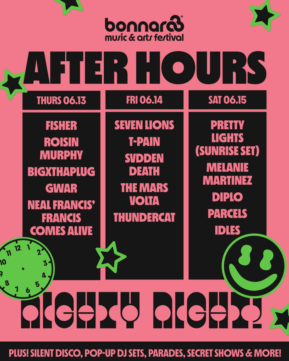 Bonnaroo After Hours lineup 