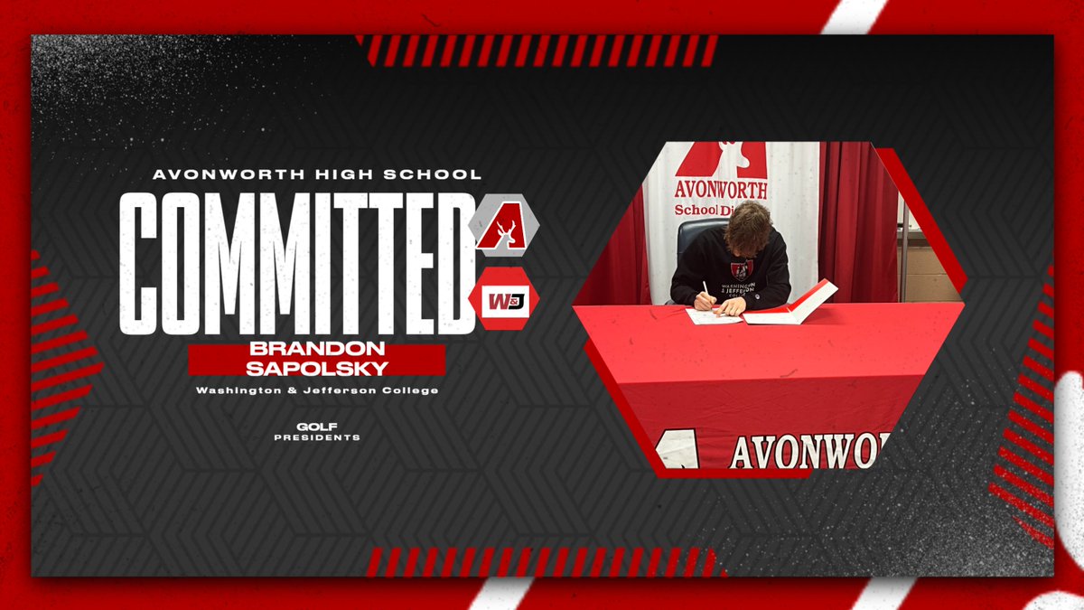 Congratulations, Brandon, on your commitment to Washington and Jefferson College to continue your academic and golf career as a President! We are so proud of  your accomplishments and cannot wait to see what you do at the next level! #LopesUp #LetsGoLopes