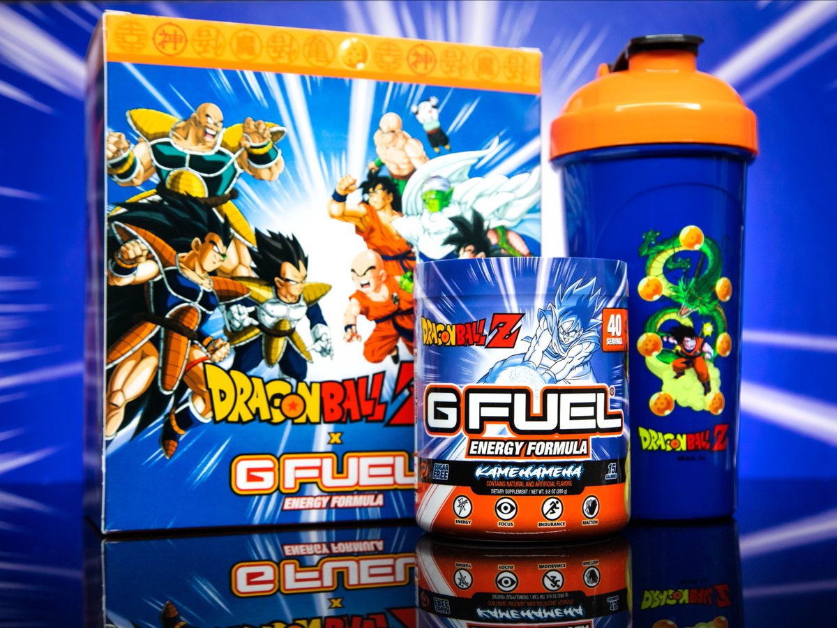 GFuelEnergy's tweet photo. 🧡 𝗥𝗧 + 𝗙𝗢𝗟𝗟𝗢𝗪 to win a #DragonballZ x #GFUEL "𝗞𝗔𝗠𝗘𝗛𝗔𝗠𝗘𝗛𝗔" Collector's Box!

⚡ 2 winners picked tomorrow bc we just restocked a super limited batch of these babies!

🛒 𝗦𝗛𝗢𝗣: https://t.co/LaiqxQnEWL https://t.co/xpI6HES3kh