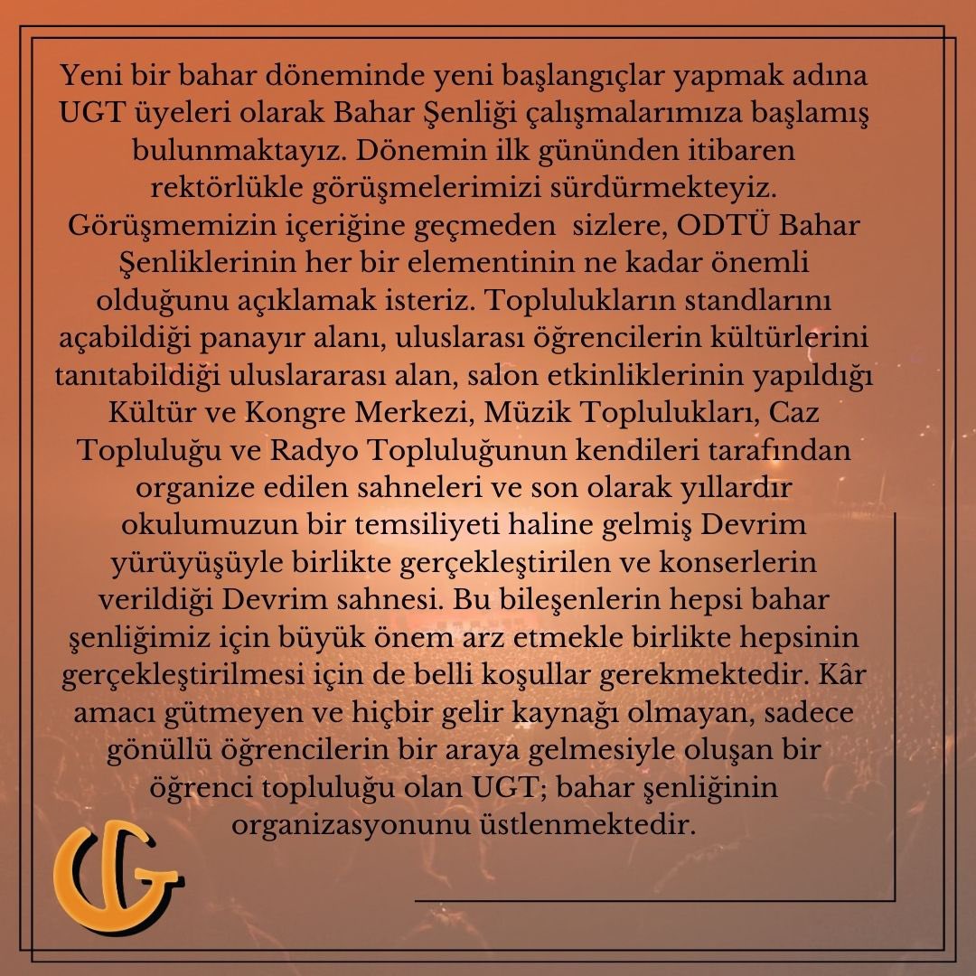 Ugt_Odtu's tweet photo. Bilmem yapsak mı? Şöyle kalabalık bir meydanda… #Şenlik24 https://t.co/b25mH2WyR4