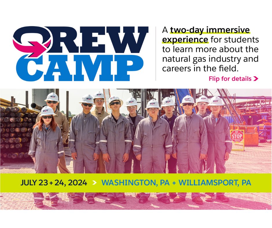 Check out Qrew Camp, an immersive experience for 9th, 10th & 11th-grade students and their parent or chaperone to learn more about the natural gas industry and careers in the field. For more information, go to: shorturl.at/efu02 #JSBulldogNation