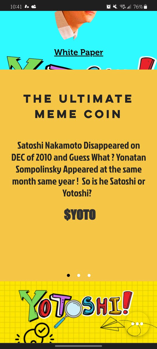 Buckydunn's tweet photo. @cryptogems555 @Yotoshitokens 
The only meme token with utility, organic community that diamond hands with conviction and sticks together like an actual team. $yoto is going to melt faces. It's been programmed. Our value increases as our community grows. Come join the party! 🔥 #yotoshi #kaspa https://t.co/QjBrUSTYvg