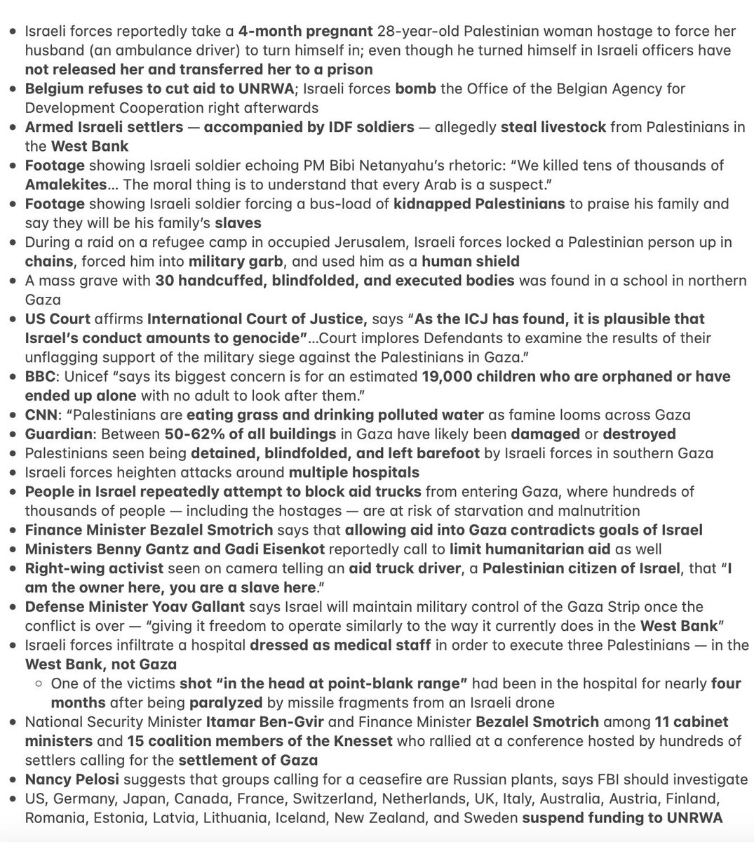 prem_thakker's tweet photo. Since the International Court of Justice ruled that the Israeli government is plausibly committing genocide &amp; ordered it to prevent genocidal acts, Israeli forces have reportedly killed at least 3327 Palestinians and injured at least 5065.

Also since the trial: https://t.co/fxJsBPyOLj